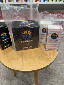 SNK NEO GEO NEOGEO Mini Classic 40th Anniversary Arcade X2 Mini Pads & HDMI