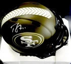 Brandon Aiyuk Signed Mini Helmet 49ers Salute to Service Beckett Certified