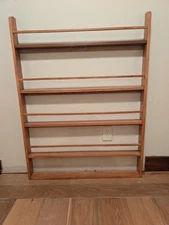 Solid Wood Plate Rack
