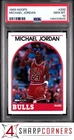 1989 HOOPS #200 MICHAEL JORDAN BULLS HOF PSA 10