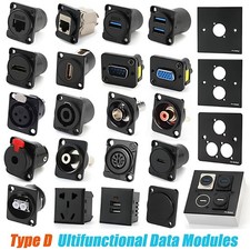 Panel Mount D Type USb 3.0 / 2.0 Hdmi Female-...