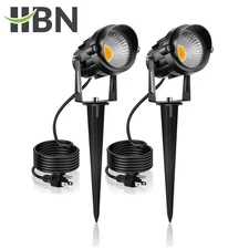 HBN Outdoor Landscape Spotlights, 5W LED Landscape Lights for Yard, IP65 3000K