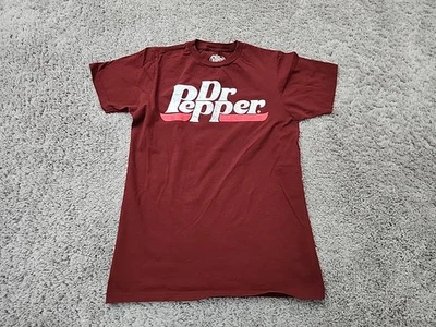 Dr Pepper T Shirt Womens S Maroon Short Sleeve Soda Pop Cotton Tee - Photo 1/4