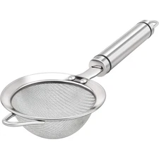 Fine Mesh Stainless Steel Kitchen Strainer 3.35 Inch Colander Skimmer Sieve