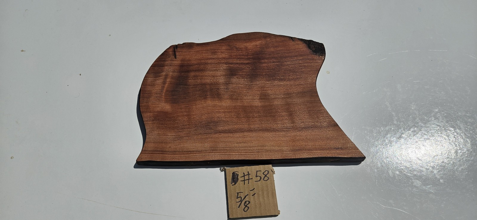 Old Growth Redwood root live edge slab, burned edges. charcuterie board, art