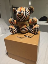BURBERRY Thomas Check Wool Bear 25cm Classic Nova Check BNWT & Box