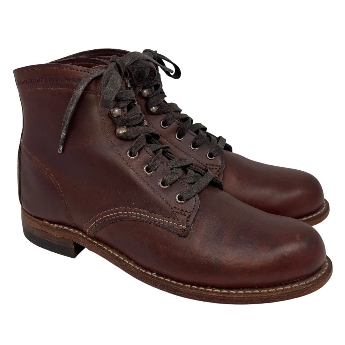 Brown Wolverine 1000 Mile Boots for Men for sale | eBay