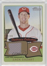 2014 Topps Heritage Clubhouse Collection Relics Gold /99 Zack Cozart 0s55