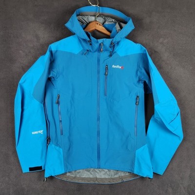 Red Fox X6 GTX Gore-Tex Pro Alpine Shell Jacket Size 50 Mens M/L Blue Full Zip