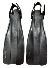 Used Cressi Frog Open Heel Fins Size S/M Black