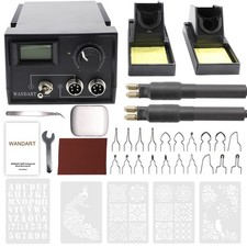 Professional Wood Burning Kit, Wandart 60W Wood Burning Tool Pyrography Kit w...