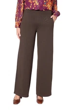 Belle by Kim Gravel Women's Perfect Ponte Pull-On Pant Choc