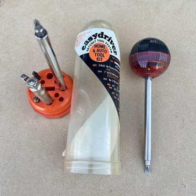Vintage Creative Tools Easydriver Ratchet Ball Tool System Set Made In The USA