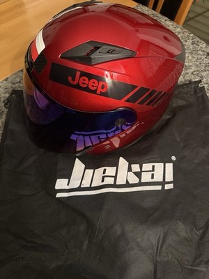 Jiekai Motorradhelm Jeep Rot