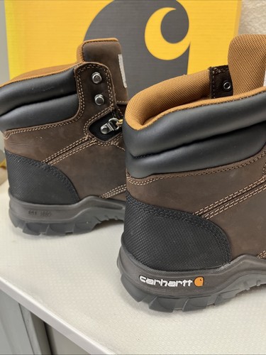 Stivali da lavoro Carhartt donna robusti flessibili 6 pollici punta comp taglia 11M/W Cwf5355 - Foto 8 di 9