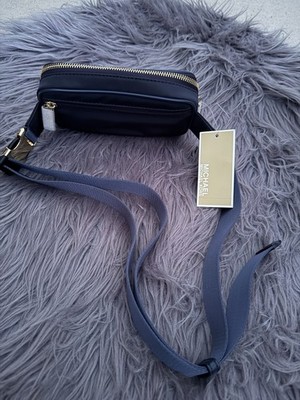 Michael Kors  Tasche Gürteltasche Cara SM Belt Messenger Navy  Neu