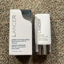 Lancer Sheer Fluid Sun Shield SPF 30 - 2.0 fl oz. / 60 ml ~ Exp. 10/2024 ~ NIB