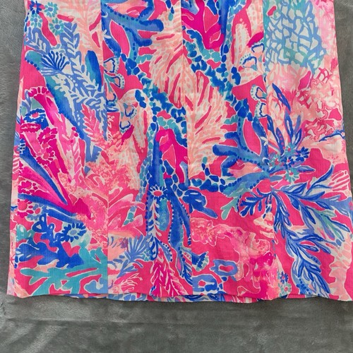 Lilly Pulitzer dress Girls size 10 Mini Mila Shift Sunset Floral 25978 Lined - Picture 13 of 14