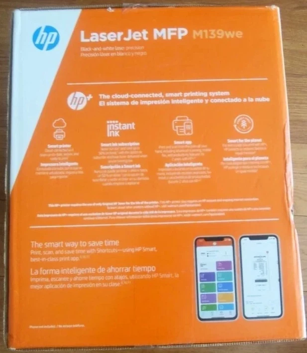 HP LaserJet MFP M139we Wireless All-in-One Printer – Smart, White - Image 3 of 3