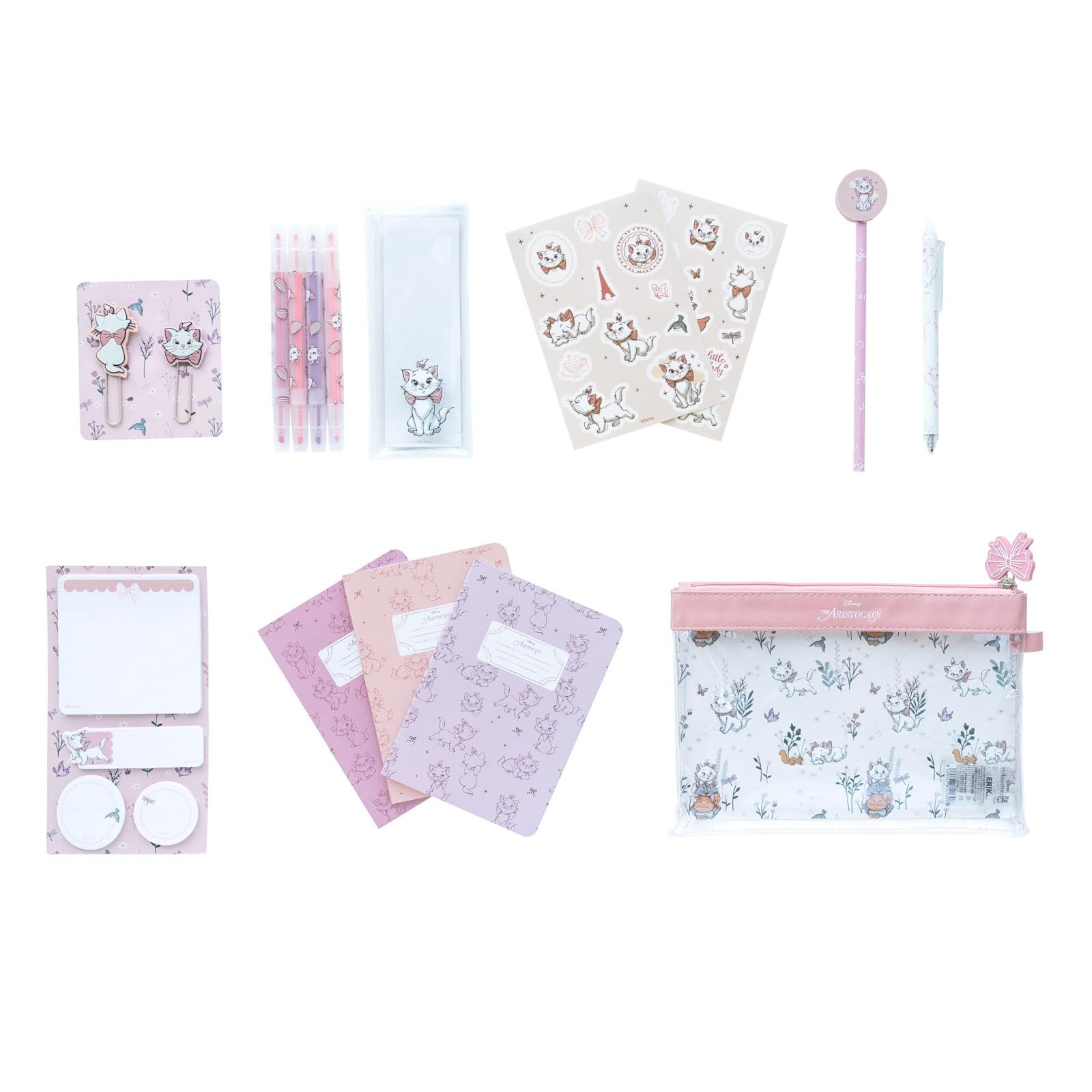 Set Papeterie Disney Marie Les Aristochats avec Stylo