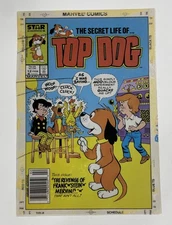 Top Dog 12 Color Separation Films 3M Comic Cover Production Art Transparency