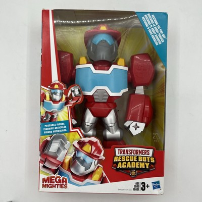 Transformers Rescue Bots Academy Mega Mighties Heatwave the Fire-Bot 10-Inch Bot