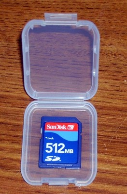 SanDisk 512MB Secure Digital Memory Card - NEW in plastic case