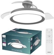 Ventilatore soffitto con Telecomando e Luce LED Dimmerabbile DC 51cm Philips -