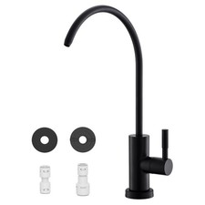 Grifo De Agua Potable Negro Mate Para Sistema De Osmosis Inversa De Lujo