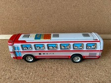 Vintage Japanese Tin Toy Bus Tour Bus Showa Era