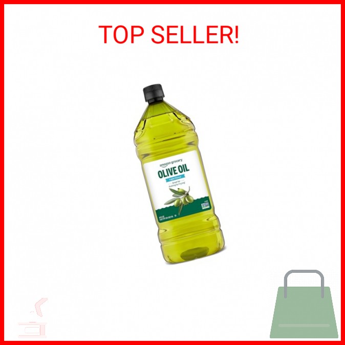Amazon Grocery, Olive Oil, Light Flavor, 51 Fl Oz (Previously Amazon Fresh, Pack