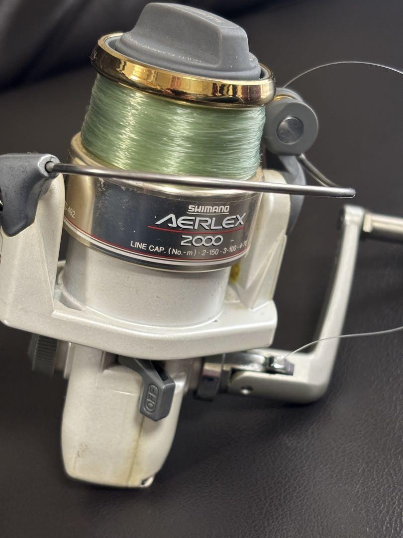 Shimano Aerlex 2000 Spinning Reel With Storage Bag | eBay