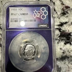 1955 Roosevelt Dime Proof PF67 Cameo