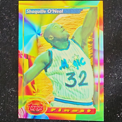 Shaquille O'Neal 1993-94 Topps Finest REFRACTOR #3 Orlando Magic  RAW