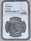 1928 Peace Silver Dollar NGC AU Details Cleaned US Mint $1 Coin Key Date
