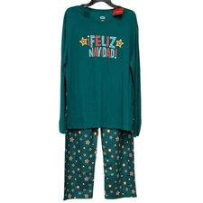 Wondershop Feliz Navidad Holiday Family Pajama PJ Set NEW Size Large