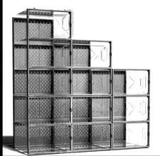 Black Shoe 15PCS Storage Box Clear Stackable Shoe Container Sneaker Organizer-L