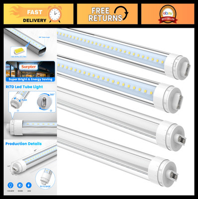 LED Outdoor Tubes 3.5ft 28W R17D/HO Base for Double-Sided Signs 6000K Cool White