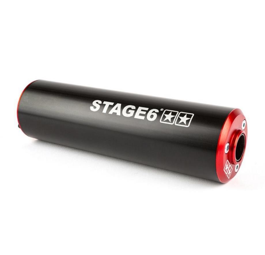 Silencieux Stage6 50cc alu pour le trajet quotidien et les sorties