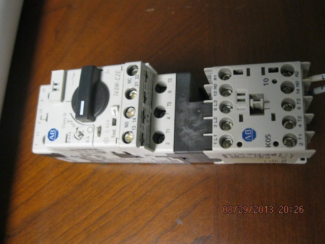Allen-Bradley Combination Motor Controller 140M-C2E-A63 and 100-K05*10