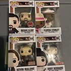 Lot Of Four The Office Funko Pops Micheal Kevin Andy Stanley Exclusives Box Damg