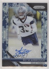 2018 Panini Prizm Rookie Auto Camo Prizm 6/25 Bo Scarbrough #RA-BS Auto 7m3