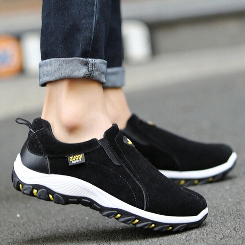 Herren Autofahrer Halbschuhe Slipper Wanderschuhe Fitness Freizeit Leicht Sport Turnschuhe - Bild 25 von 34