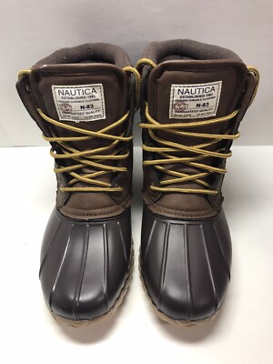 Nautica N-83 Channing Duck Boots Brown Waterproof Men’s 9 Nautica Mens Duck Boots | eBay main image 3