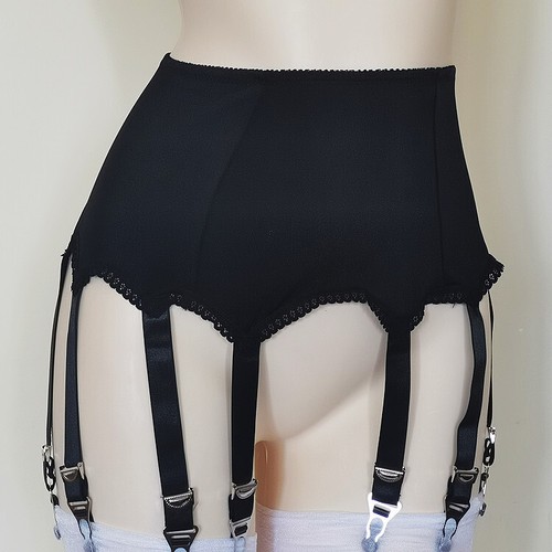 Womens Retro Style 8 Straps High Waisted Garter Belt Sexy Suspender Underwear