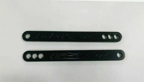GSXR ENGRAVED SOLID BLACK 1"-3" BILLET LOWERING LINKS 2001-2006 SUZUKI GSXR1000 - Picture 3 of 4