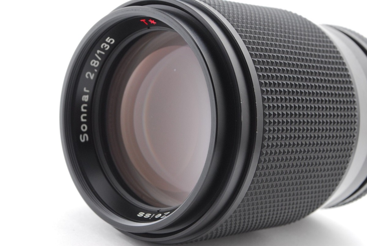 MINT Contax Carl Zeiss Sonnar T* 135mm f/2.8 Lens AEJ C/Y w