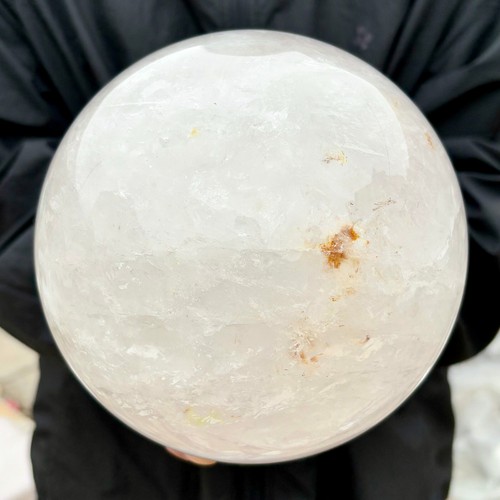 11.8LB Natural White Crystal Clear Quartz Crystal Sphere Ball Healing Meditation - Picture 19 of 22