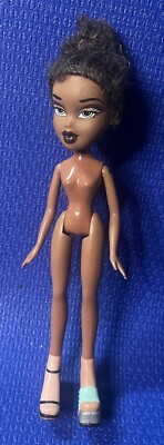 Bratz Sasha You African American Curly Hair Doll MGA 2001 style it natural hair
