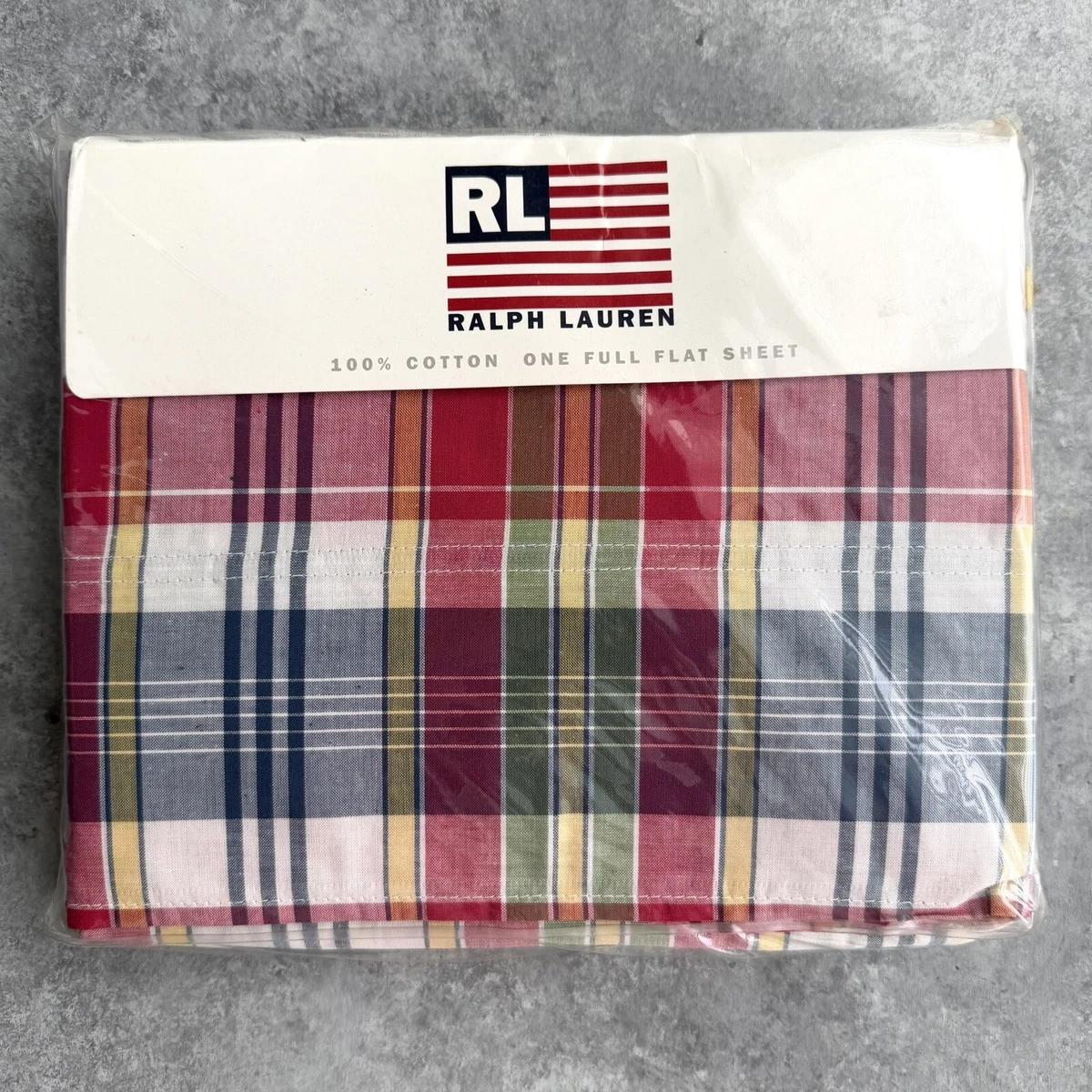 Ralph Lauren Queen Checked Flat Sheet Bed Sheets for sale | eBay